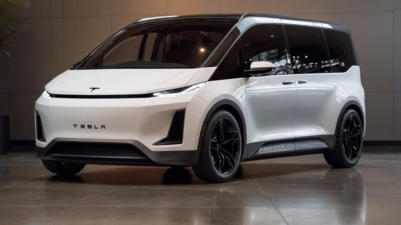 Представлен новый фургон Tesla 2026 года — футуристический минивэн!
