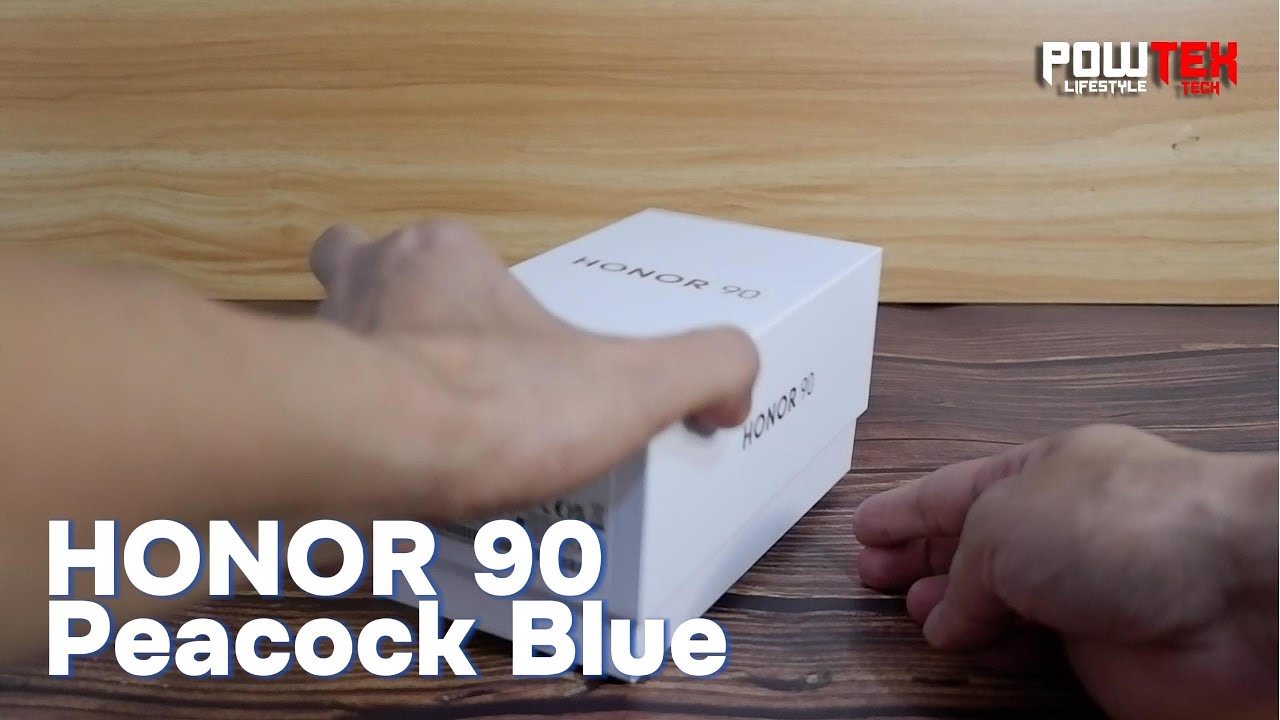 Unboxing HONOR 90 Peacock Blue