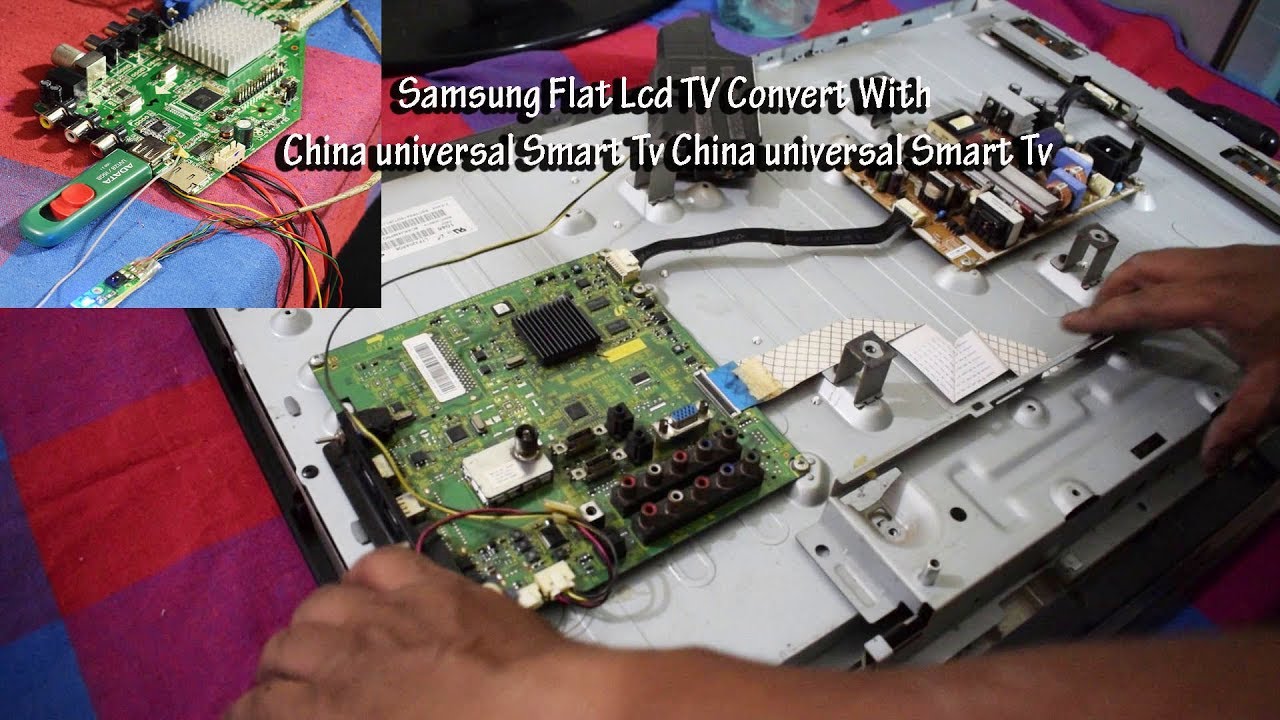 32 inch Samsung Flat LCD TV convert A smart TV with MSD338STV5.0