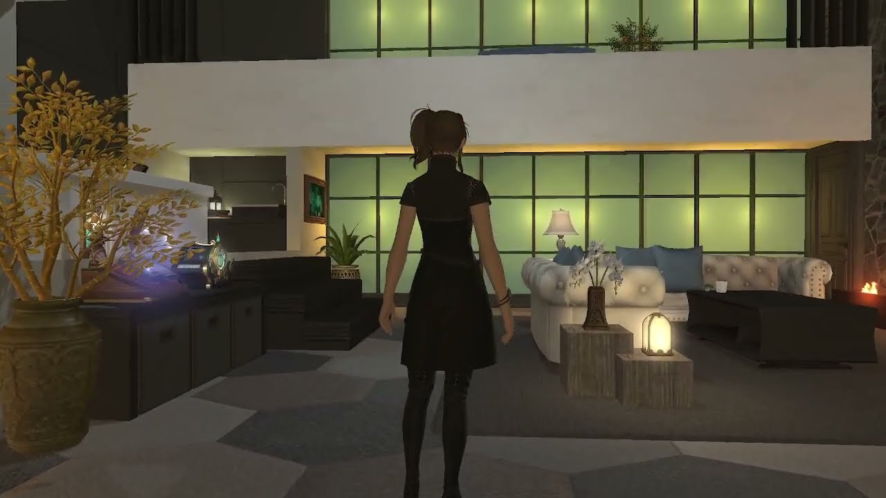 FFXIV House Tour (Small Plot, Grand Modern Design)