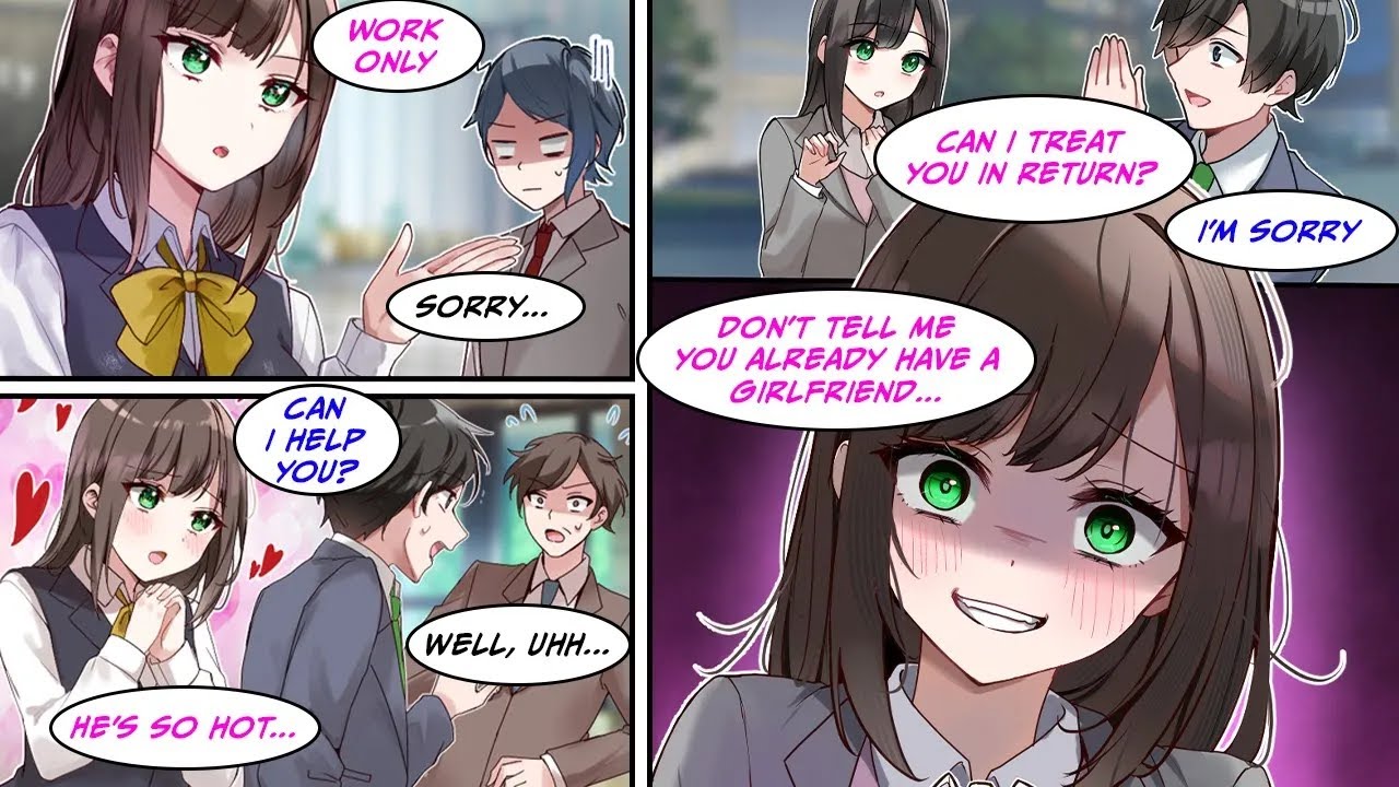 [Manga Dub] The beautiful receptionist always rejects guys but...