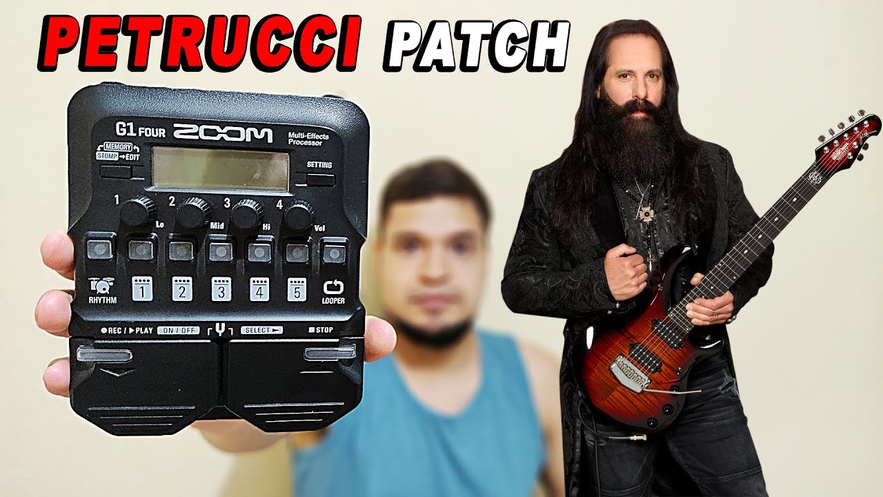 ZOOM G1 FOUR - Perfect Tone Patch JOHN PETRUCCI - ZOOM G3N / ZOOM G5N