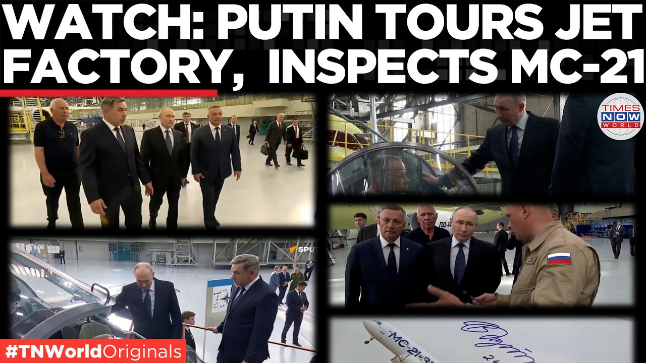 PUTIN INSPECTS YAK-130 and MC-21, Backs Domestic Aviation Push at Irkutsk Aircraft Plant