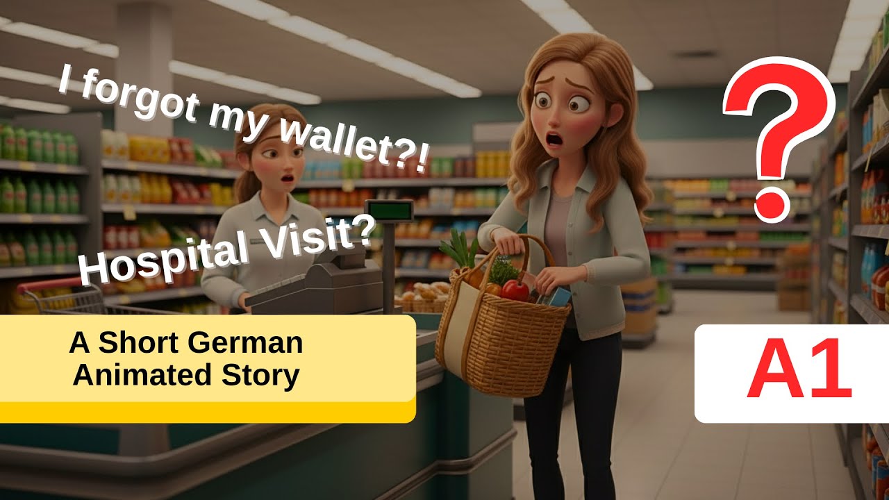 A Visit to the Hospital + Everyday German Phrases for A1 Level ✨🏥