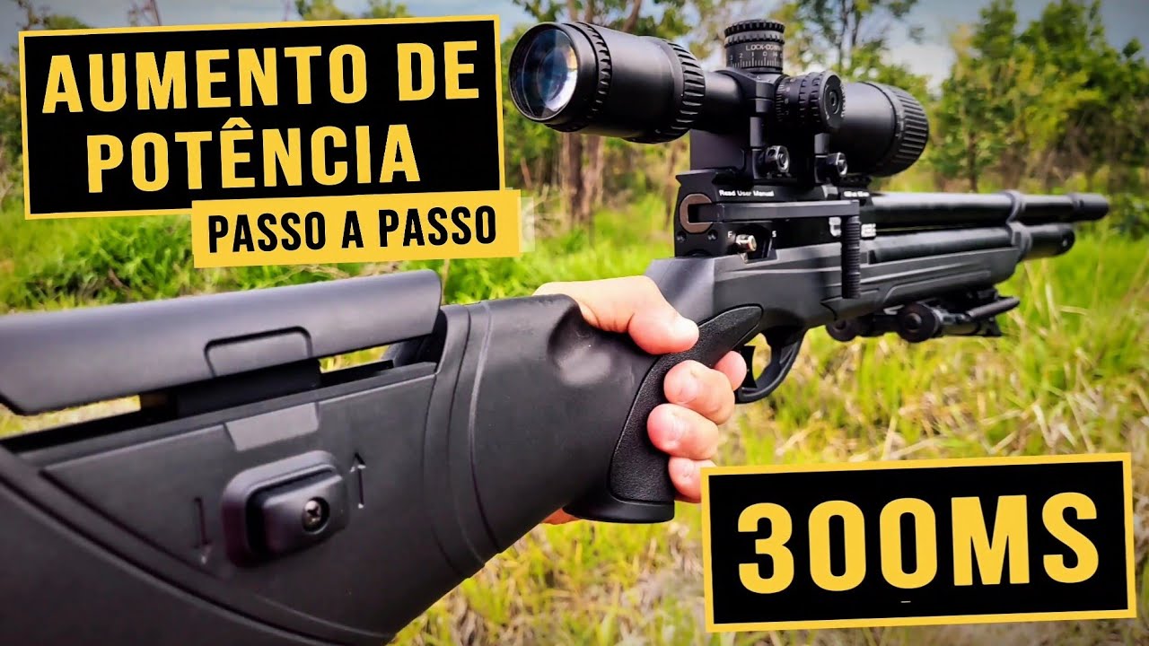 Como aumentar a potência da sua carabina pcp - passo a passo 
