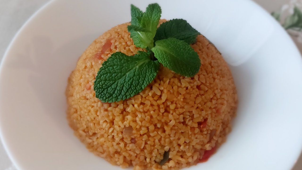 أطيب برغل بالبندورة سهلة وسريعة جربوها الطعم رائع 🔥