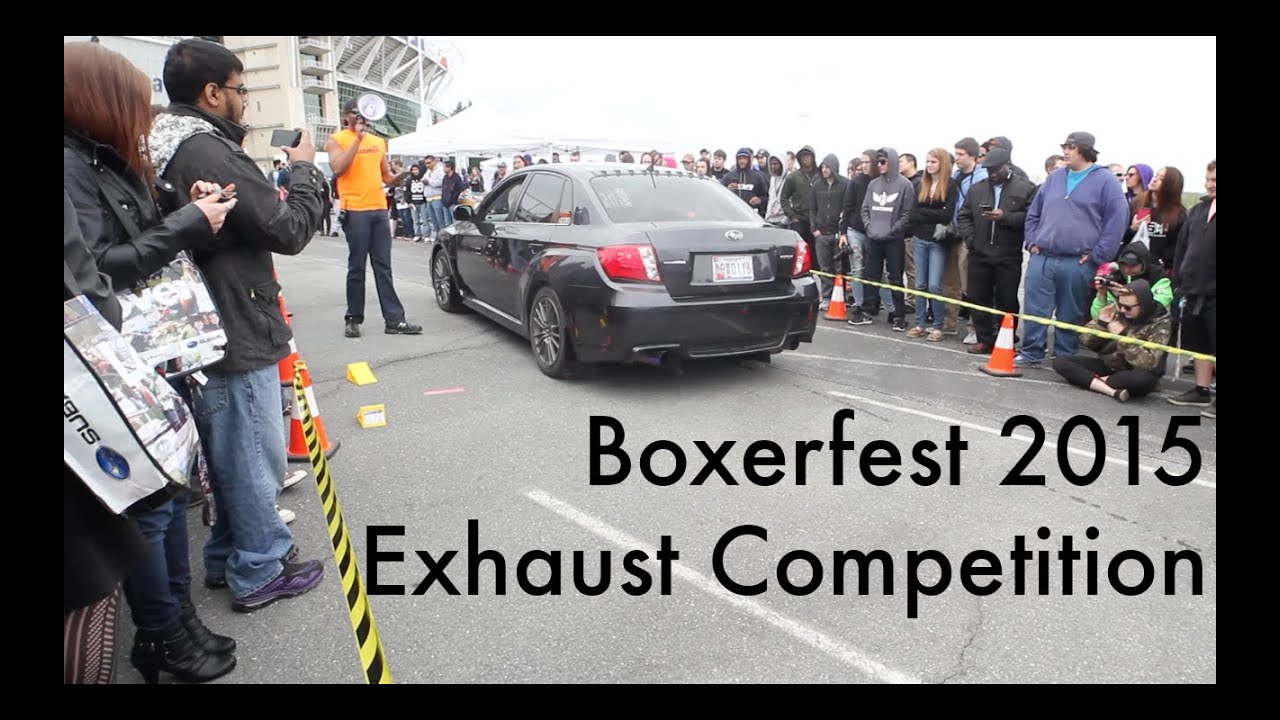 Boxerfest 2015 Exhaust Competition