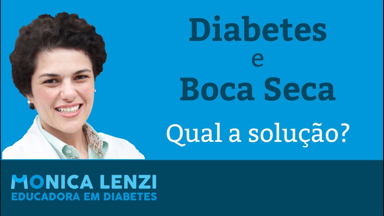 Diabetes e Boca Seca: qual a solu&ccedil;&atilde;o?