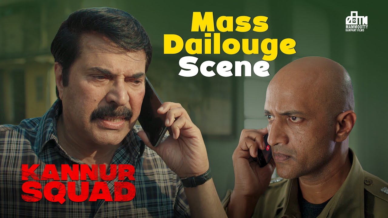 Mass Dialogue Scene | Kannur Squad Movie Scene | Mammootty