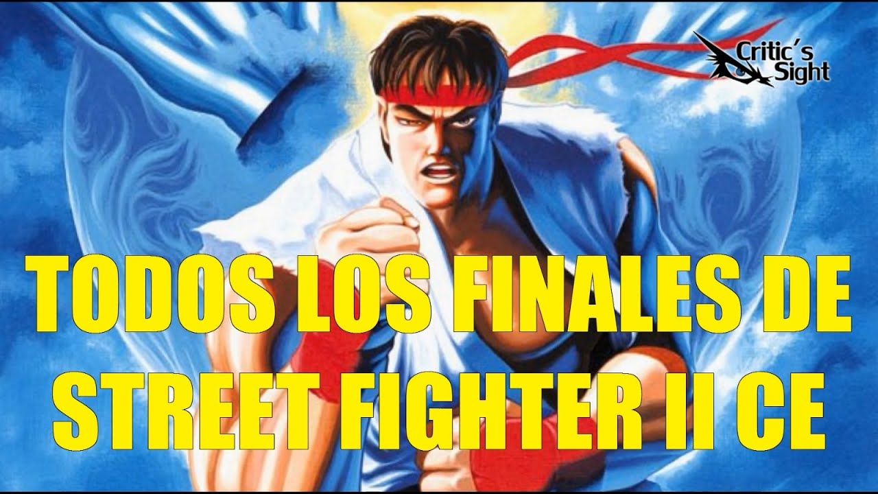 Todos los Finales de Street Fighter II Champion Edition en Español HD