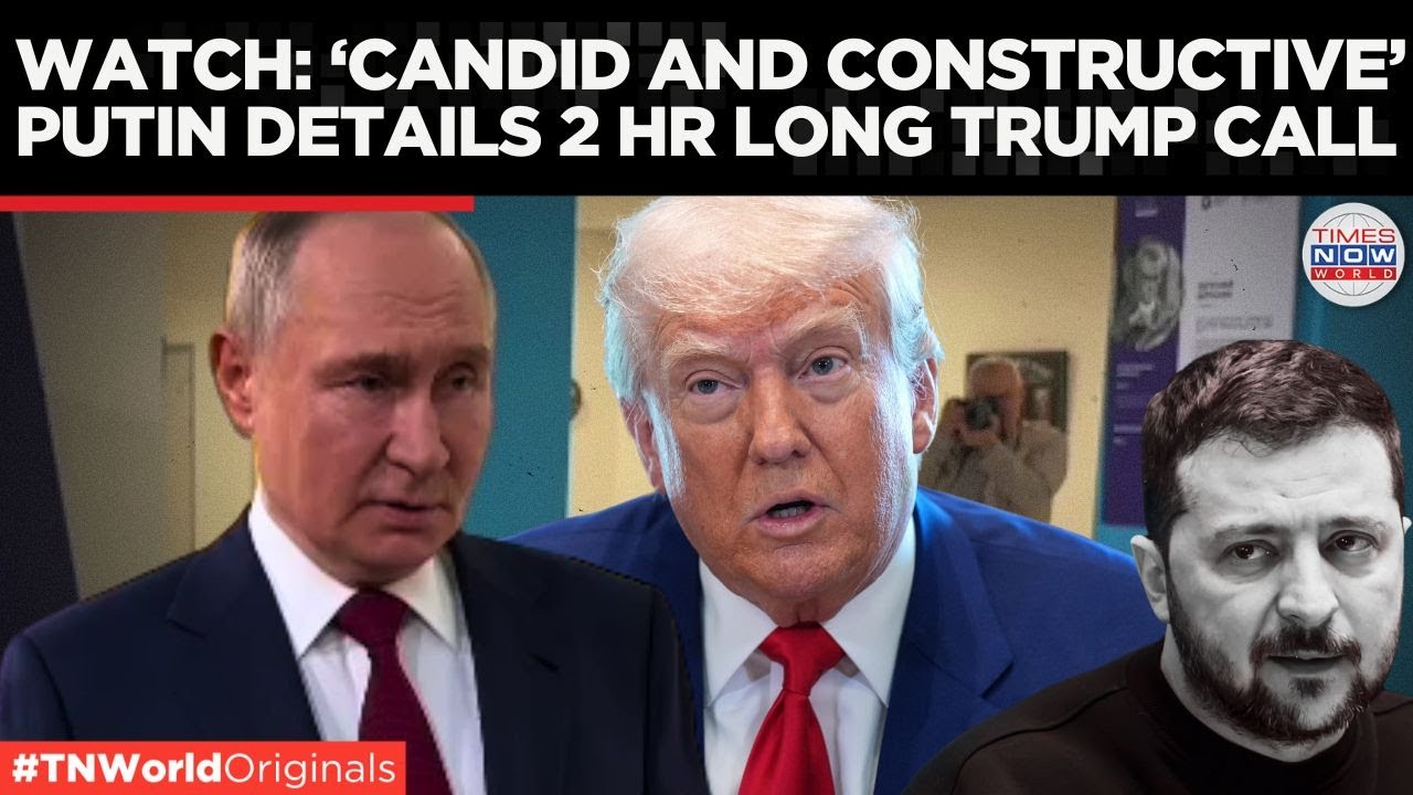 Putin Reveals Peace Plan Timeline After Speaking With Trump