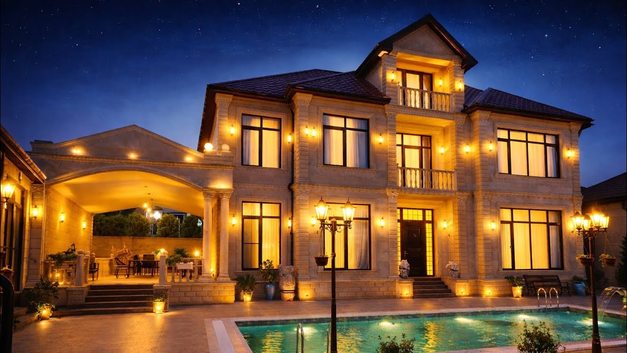 Bir həyətdə 2 Ev. Super Villa - Mərdəkan (N®739)