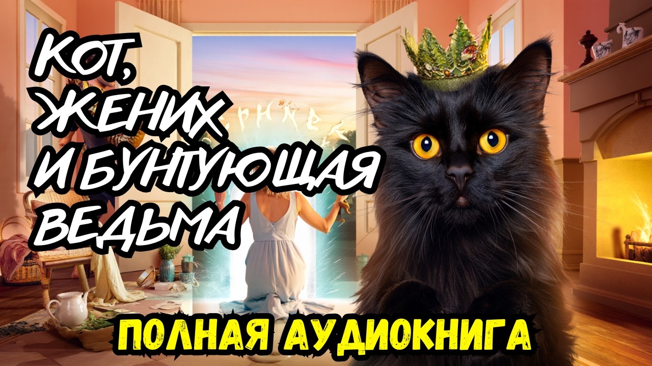 Полная аудиокнига: Кот, жених и бунтующая ведьма | слушать