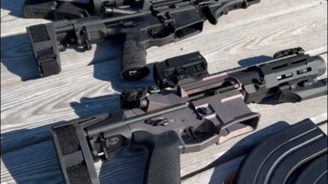 My Maxim Defense 7.62x39mm vs my Daniel Defense 300BLK..  The battle of the AR-pistols (SBRs).