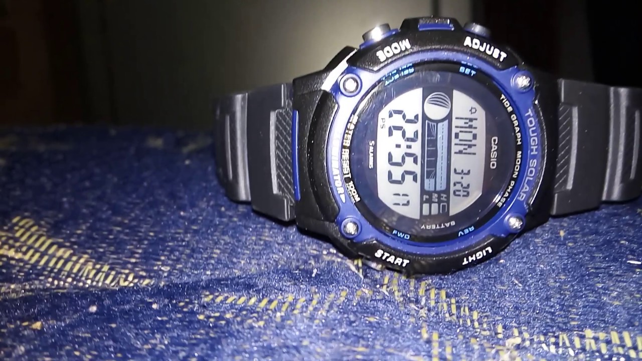 CASIO  W-S10H-1AV  TOUGH SOLAR (one year of use)