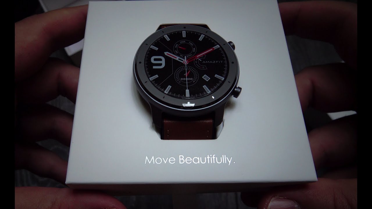 Amazfit GTR 47mm [Unboxing and first time SET UP] Xiaomi Huami Aluminium smartwatch sportsband