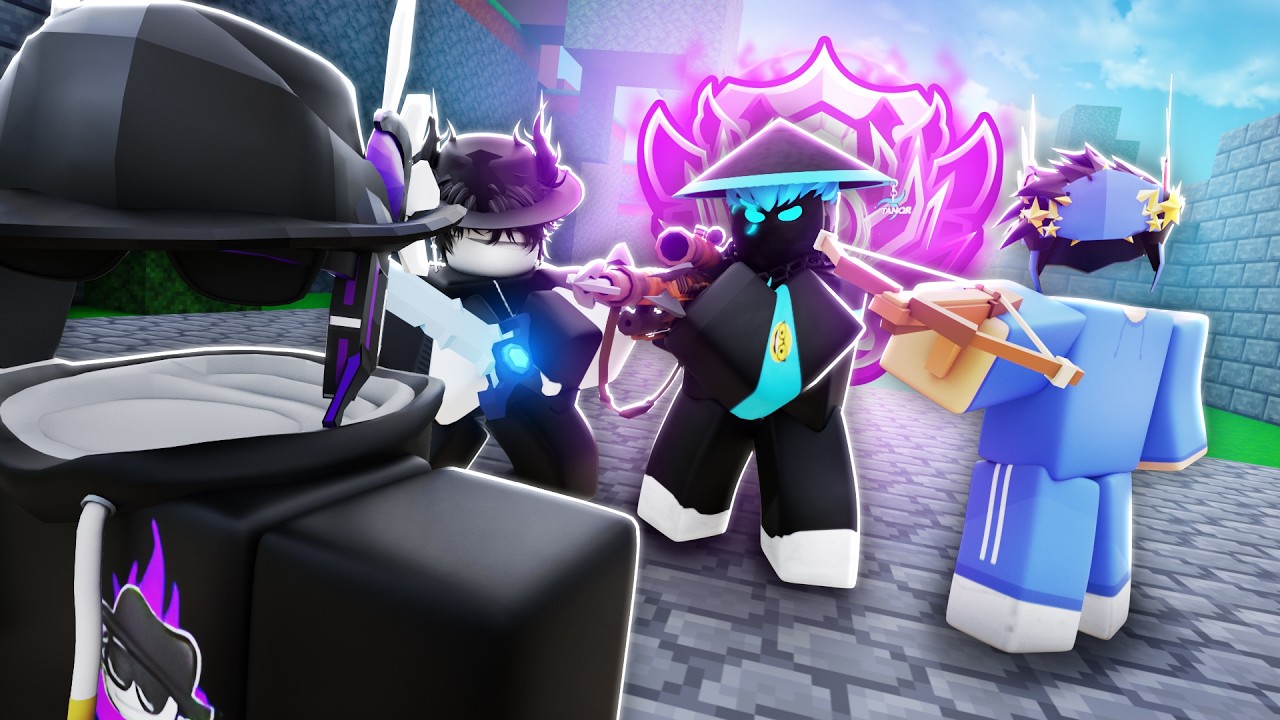 Как я вырвал победу в ситуации 1 против 3 в рейтинговых играх (Roblox Bedwars)