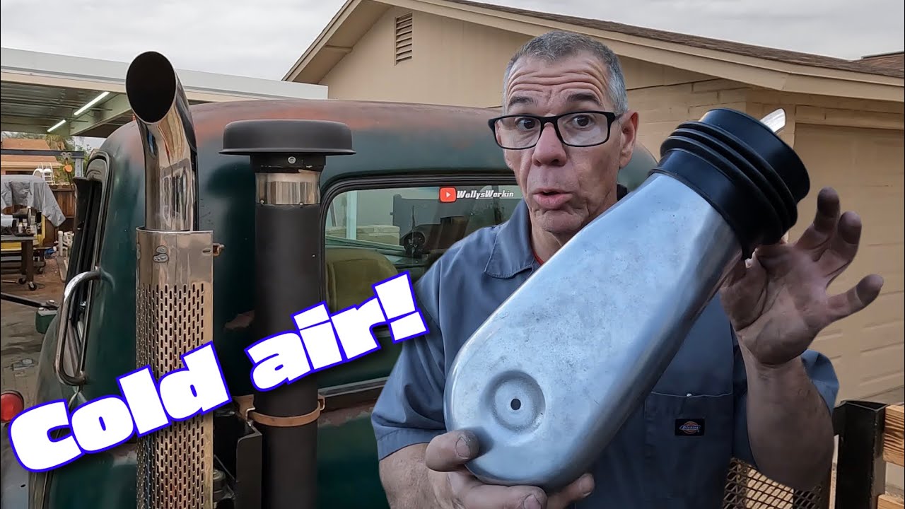 Cabover style air INTAKE build for the Chevy COE and more engine cover MODS.