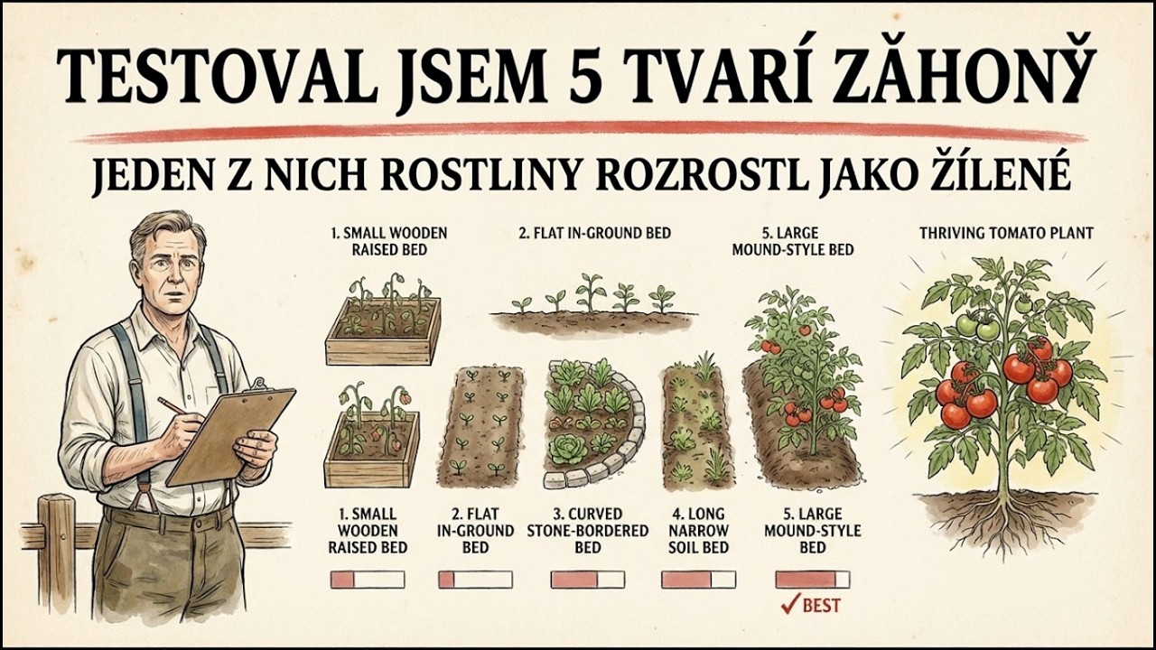 Zapomeňte na vyvýšené záhony: Tento zapomenutý tvar produkuje o 40 % více jídla