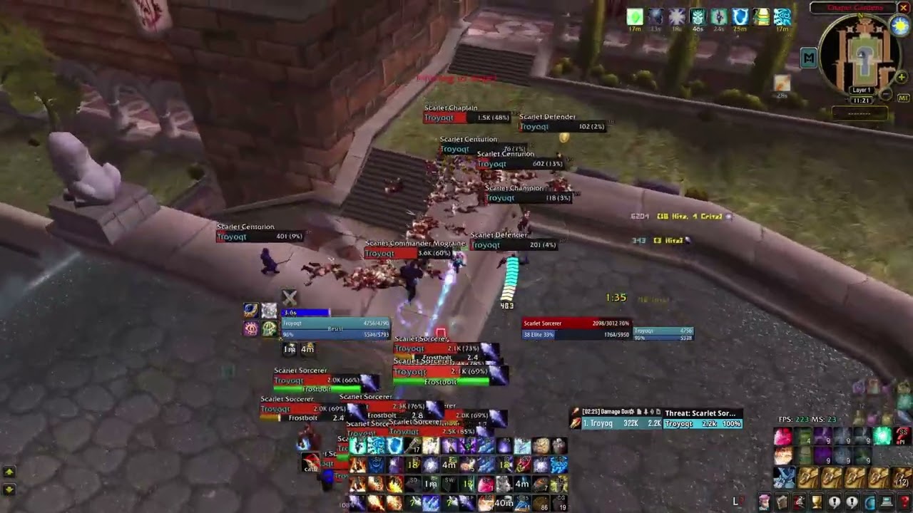 160 mobs SM boost Cath + armory