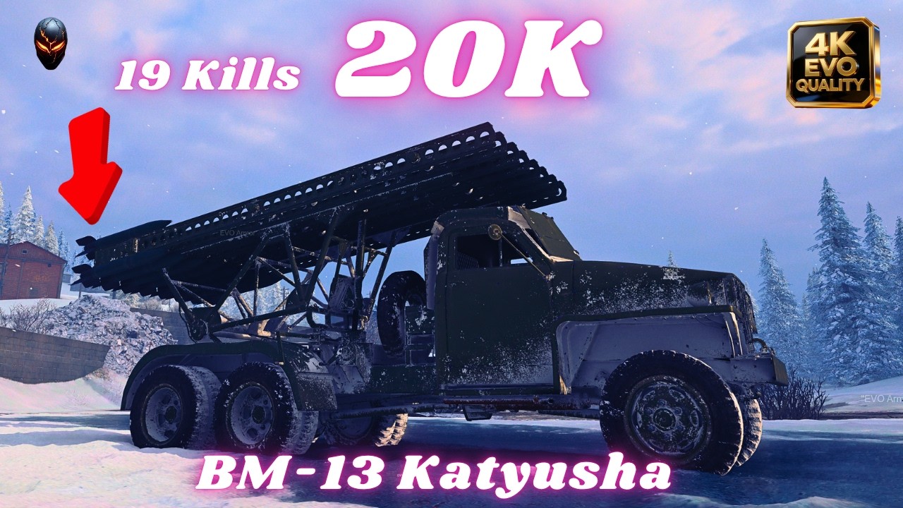 BM-13 Katyusha 20K Damage 19 Kills World of Tanks