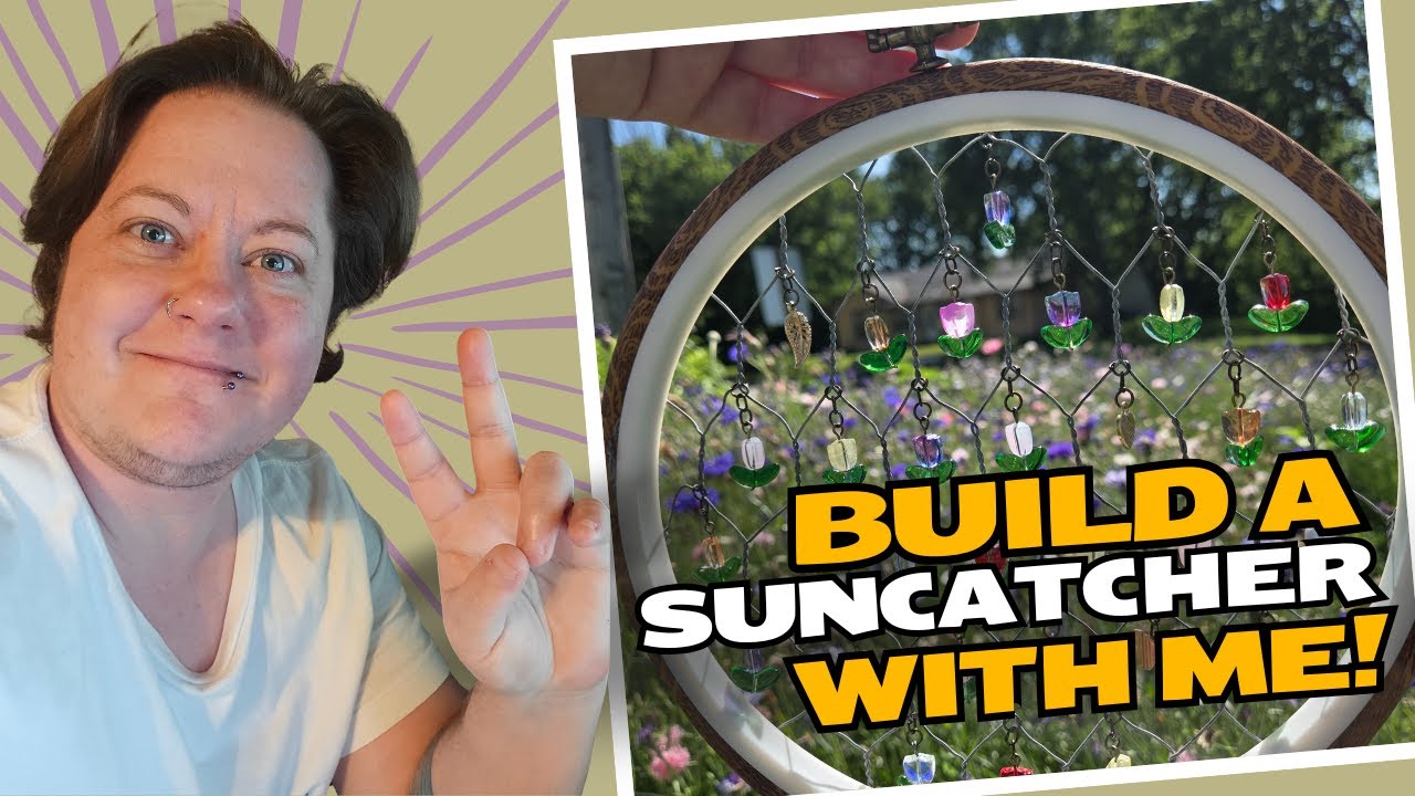 Making a Suncatcher | Peaceful Crafting for Calm & Creativity #crafts #craftwithme