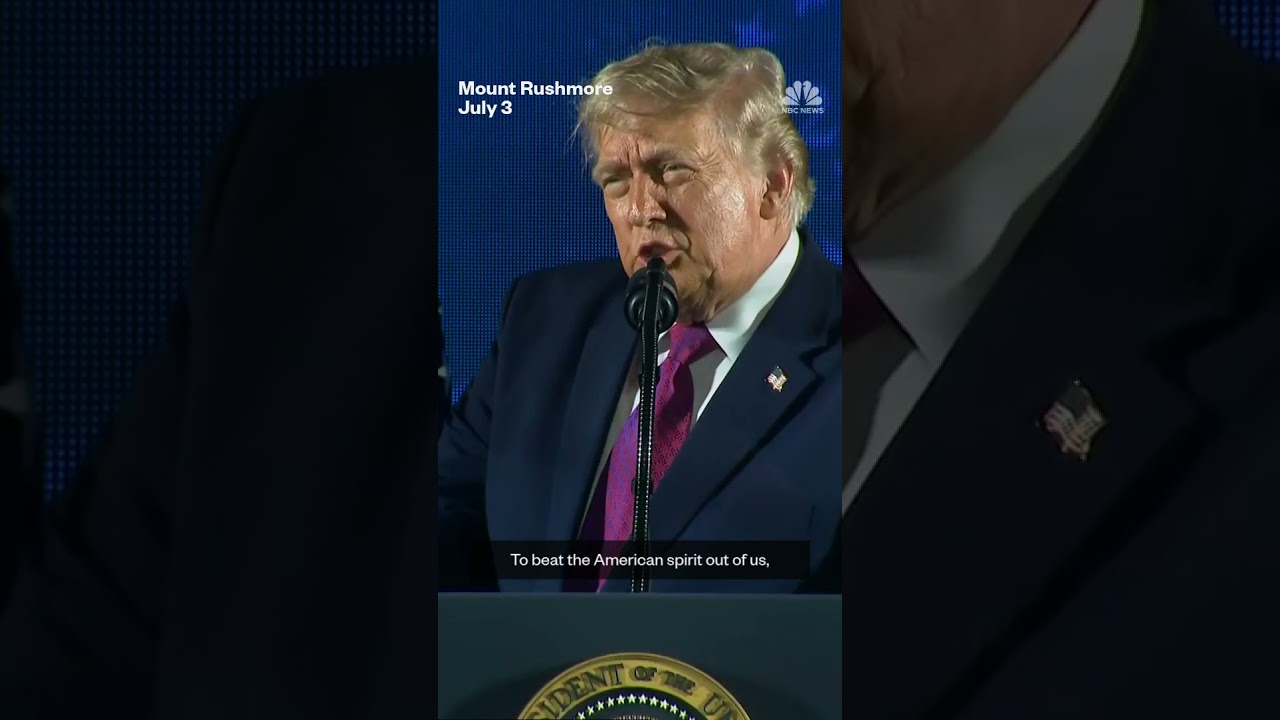 Trump invokes America's identity and culture in Mount Rushmore speech