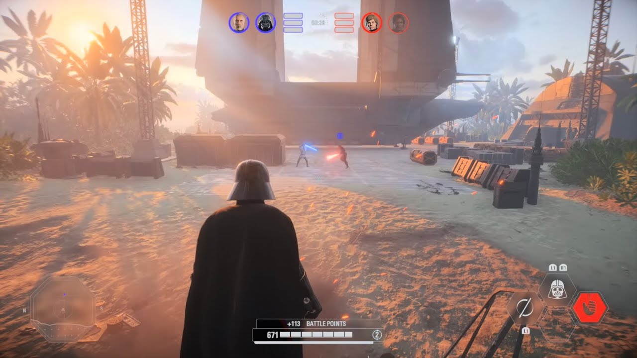 Star Wars Battlefront 2 | Hero Showdown Gameplay (No Commentary) Video by ​⁠​⁠@4Kelow