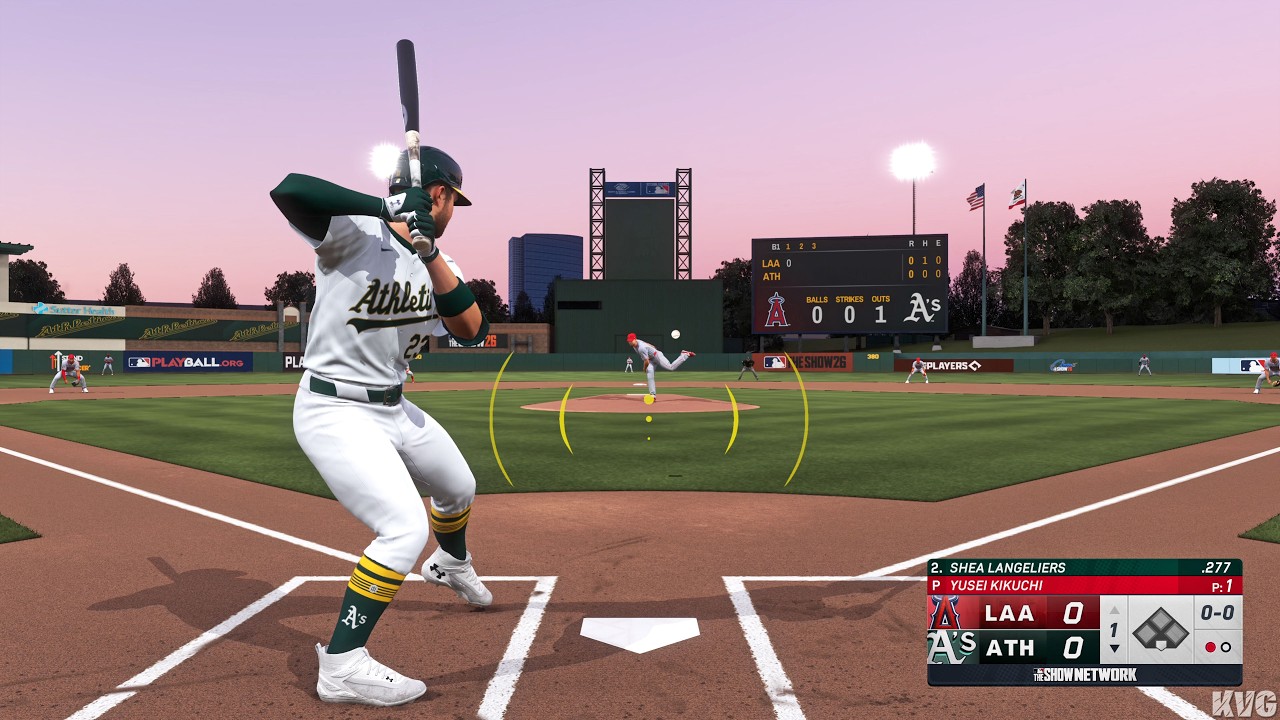 MLB The Show 26 - Лос-Анджелес Энджелс против Атлетикс - Геймплей (PS5 UHD) [4K60FPS]
