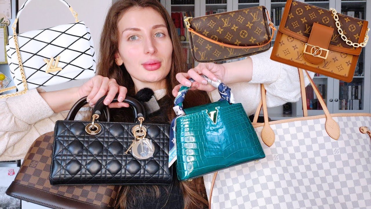 my ENTIRE LUXURY HANDBAG COLLECTION 👝 LOUIS VUITTON, DIOR