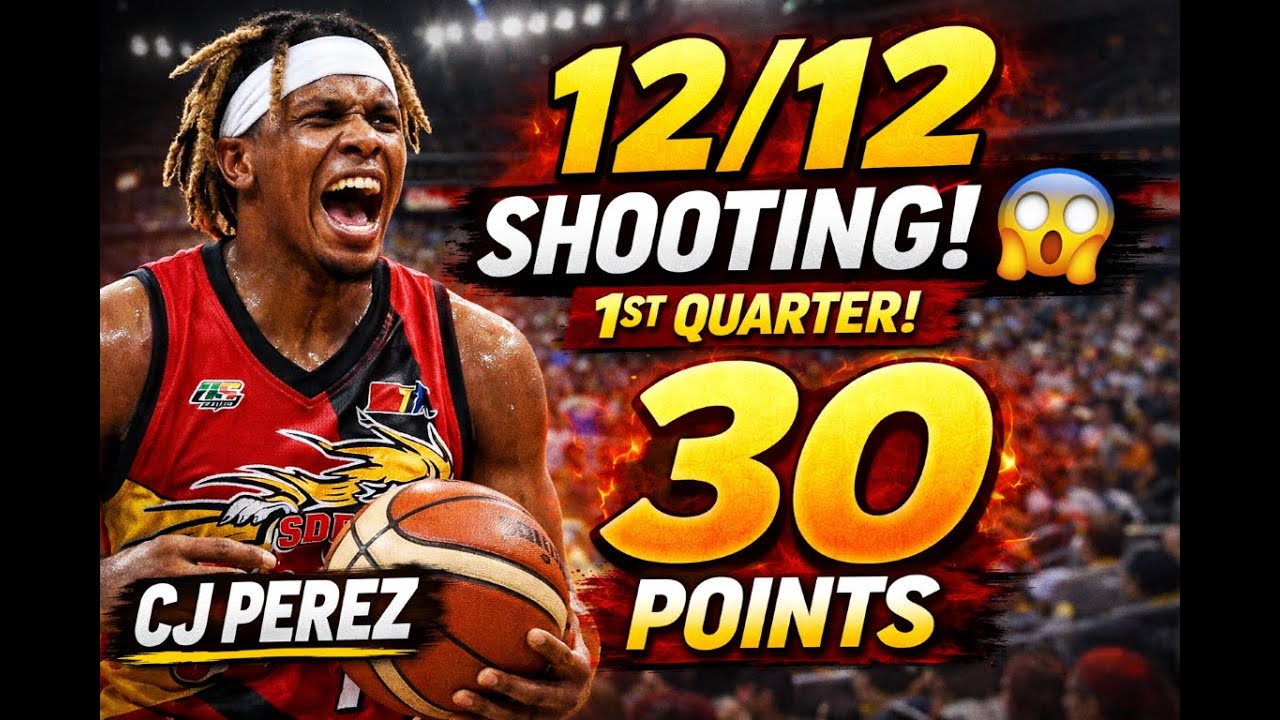 ISANG MAINIT NA USAPAN SA PBA, 12 of 12 SHOT NI CJ PEREZ | SMB vs GINEBRA | PHILIPPINE CUP SEMINALS