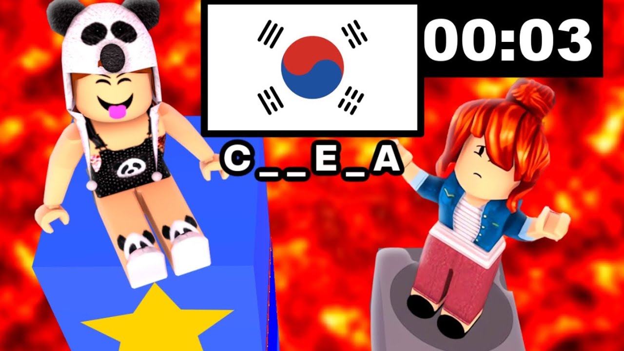 ADIVINHE O PAÍS ou MORRA no ROBLOX