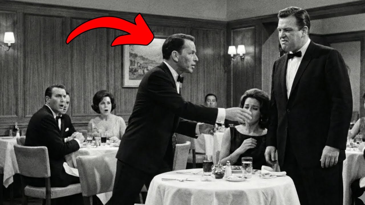 Frank Sinatra en la cena cuando BOUNCER insultó a su amigo —lo que hizo en 5 segundos lo cambió todo