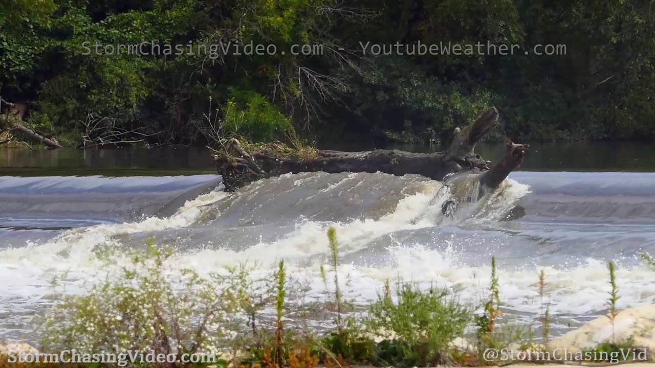 Fox River Flood Cresting, Aurora, IL - 9/18/2019