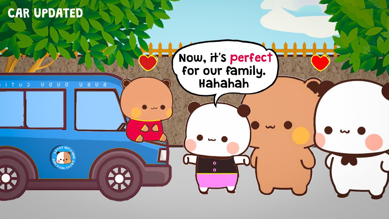 #BDC142 ▶Bubu Dudu updated the Small CAR to BIG🚕😍 | BUBU DUDU Cuties | Peachgoma | Milkmochabear