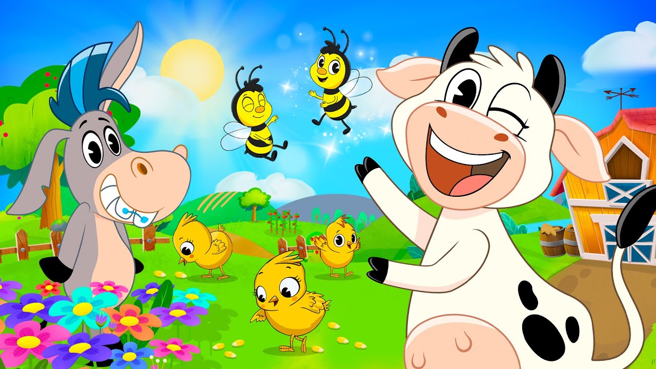 La Vaca Lola | Los Animales de la Granja | Canciones Infantiles
