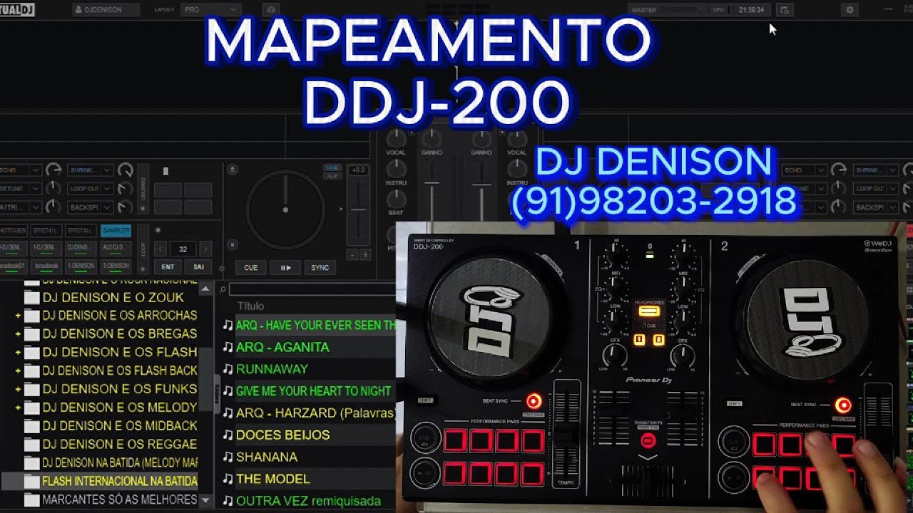 MAPEAMENTO PIONEER DDJ-200