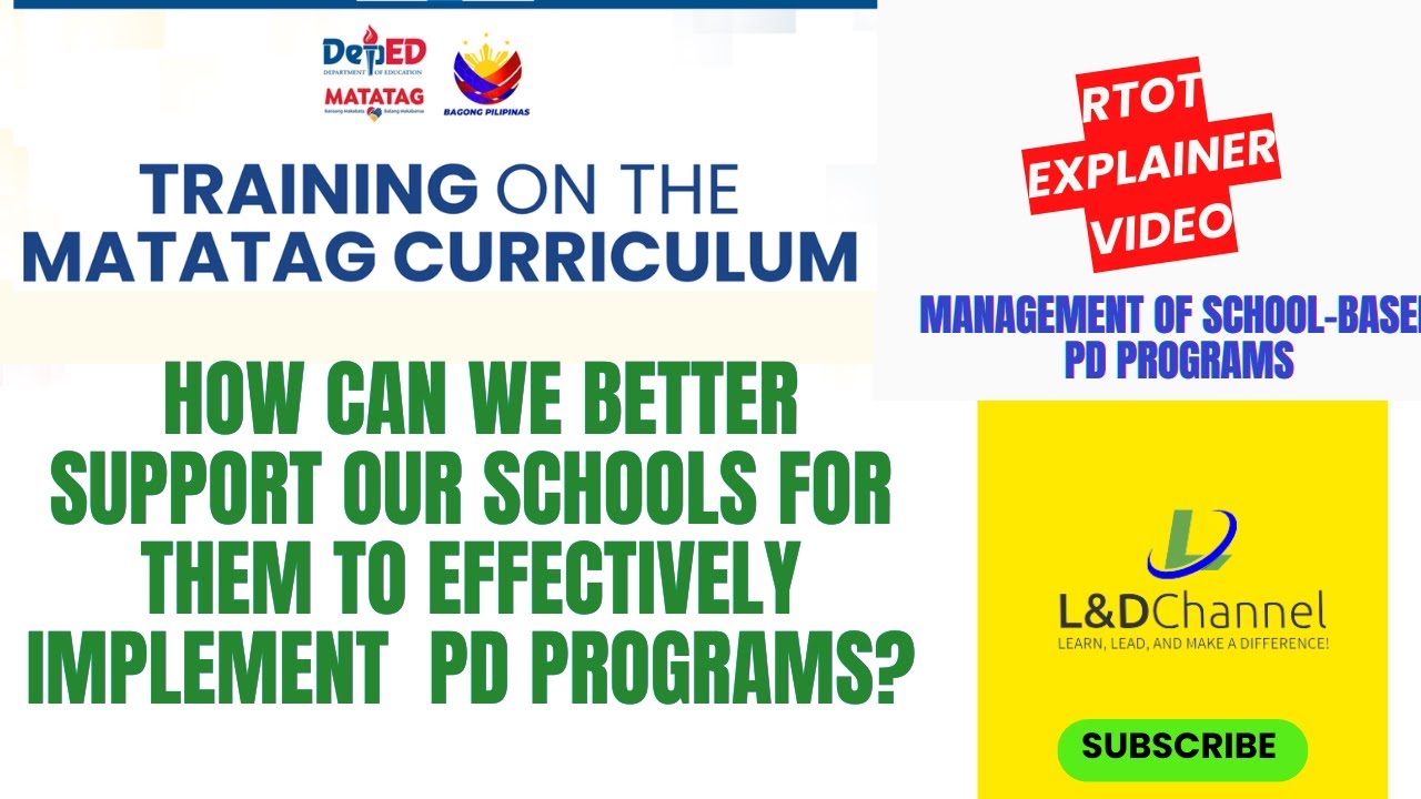 How can we better support schools to effectively implement Professional Development (PD) Programs