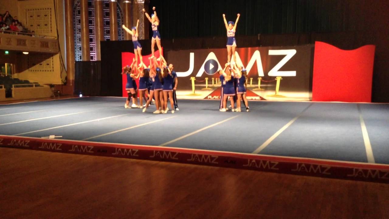 Lower Lake High cheer at Battle of the Capital in Sacramento - November 2015