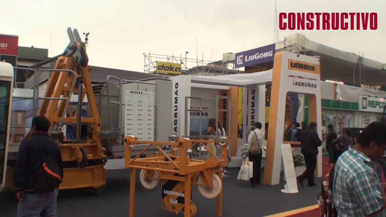 AGRUMAQ exhibió Grúa Torre Liebherr 150 EC-B