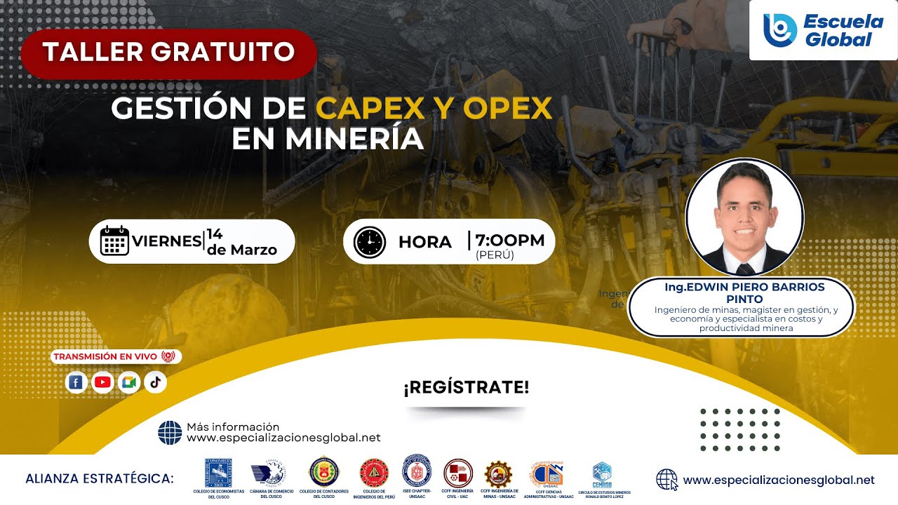 🎊 ᴛᴀʟʟᴇʀ ɢʀᴀᴛᴜɪᴛᴏ 𝐄𝐍 𝗞𝗣𝗜´𝗦 𝗘𝗡 𝗠𝗜𝗡𝗘𝗥𝗜́𝗔 🥳📚 𝐓𝐄𝐌𝐀: 𝐆𝐄𝐒𝐓𝐈𝐎́𝐍 𝐃𝐄 𝐂𝐀𝐏𝐄𝐗 𝐘 𝐎𝐏𝐄𝐗 𝐄𝐍 𝐌𝐈𝐍𝐄𝐑𝐈́𝐀👷🏻🙌