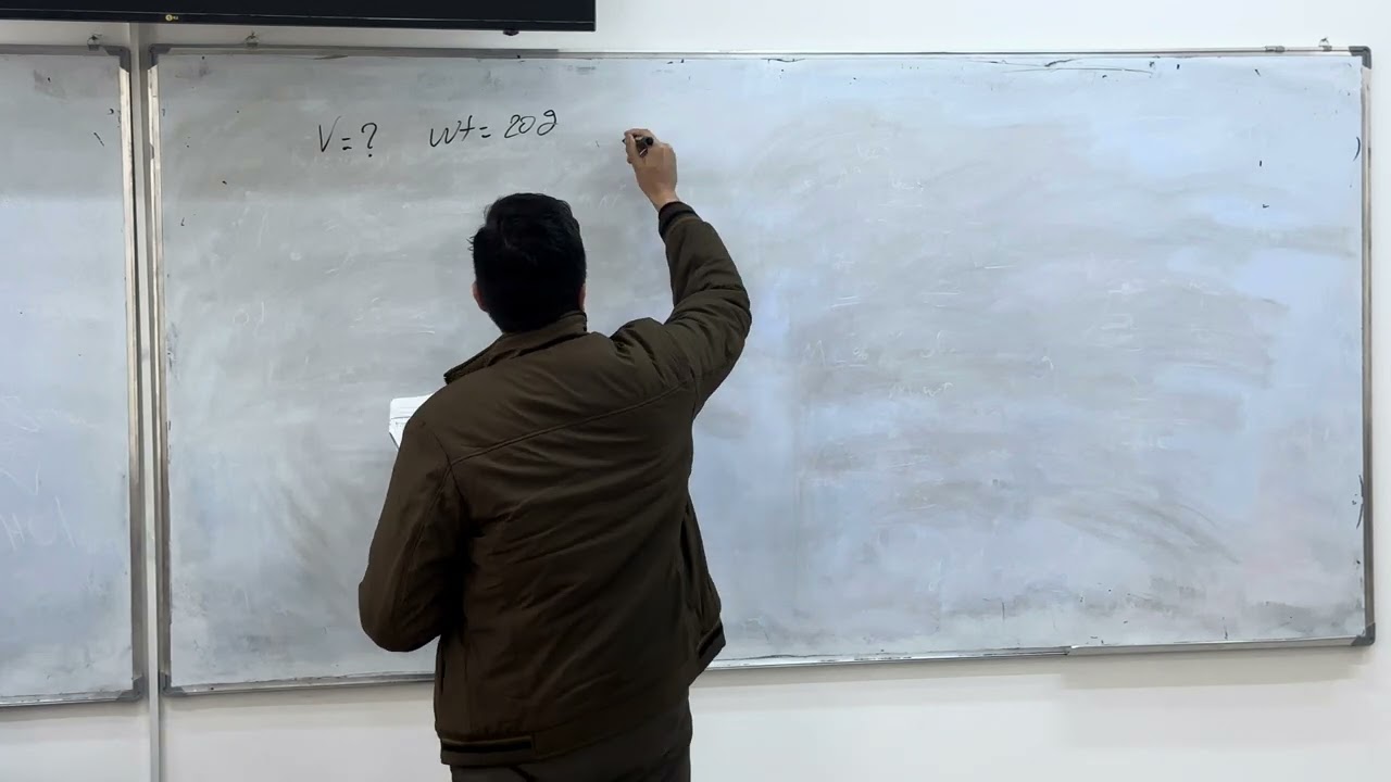 شرح الكيمياء التحليلة/المولارية