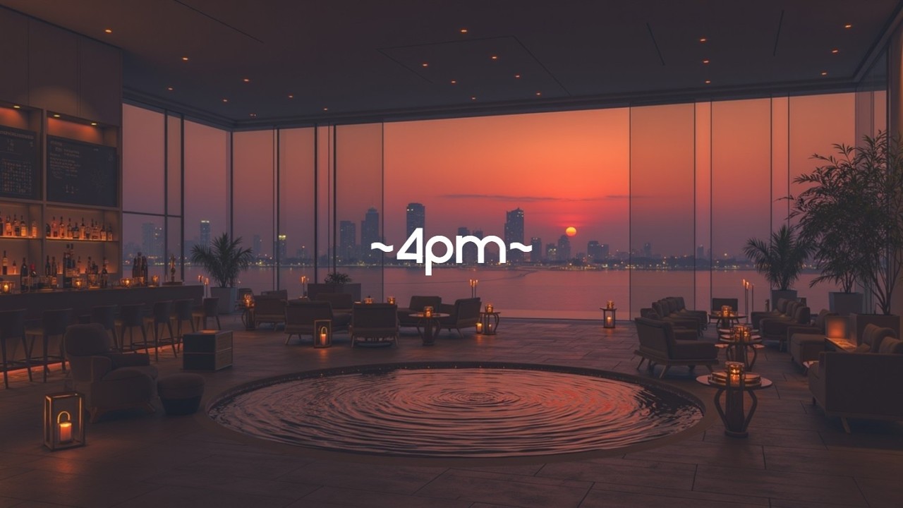 16:00 - Lofi Тихий Город ~ Закатные Расслабляющие Вибрации | Радио Lofi Hiphop для Отдыха