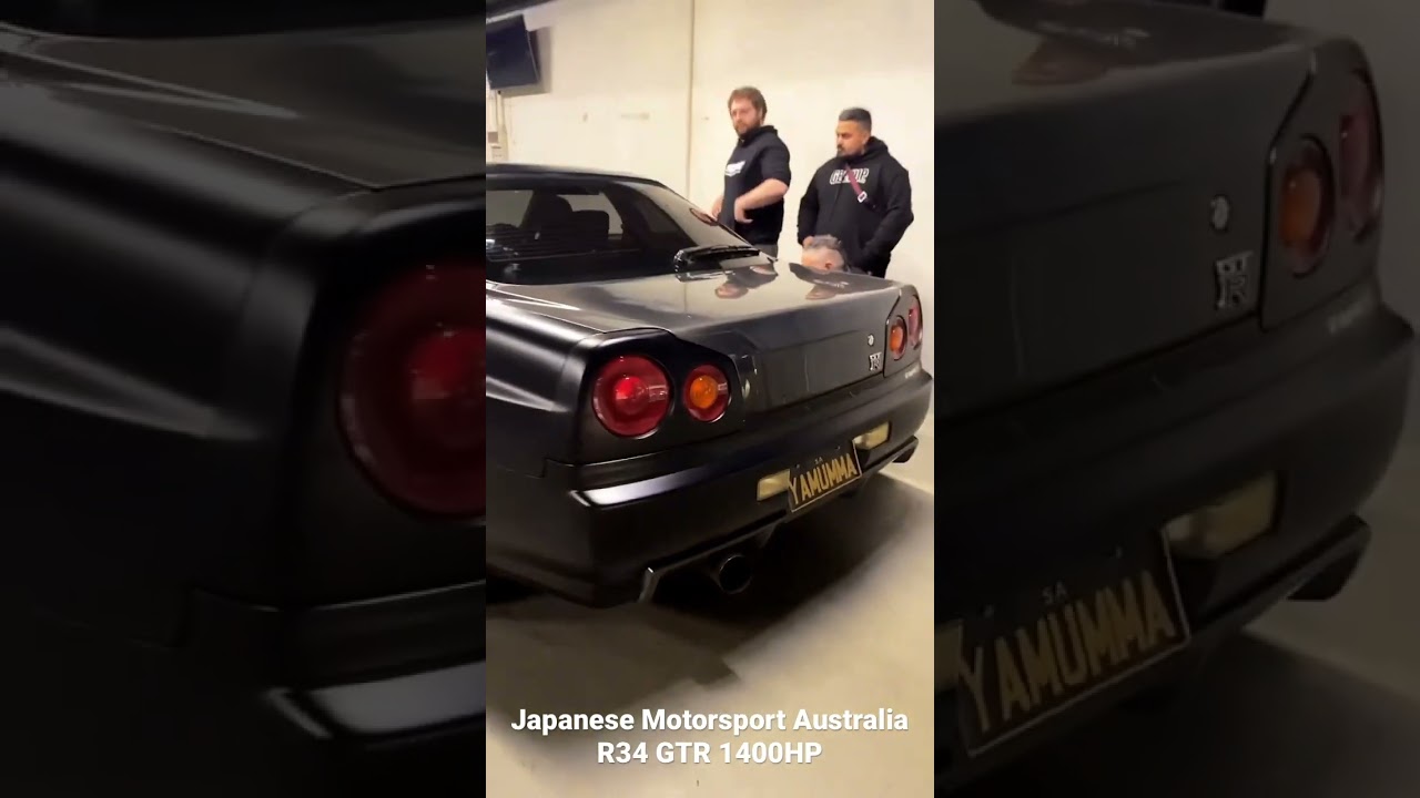 Japanese Motorsport Australia R34 GTR 1400HP WEAPON!!