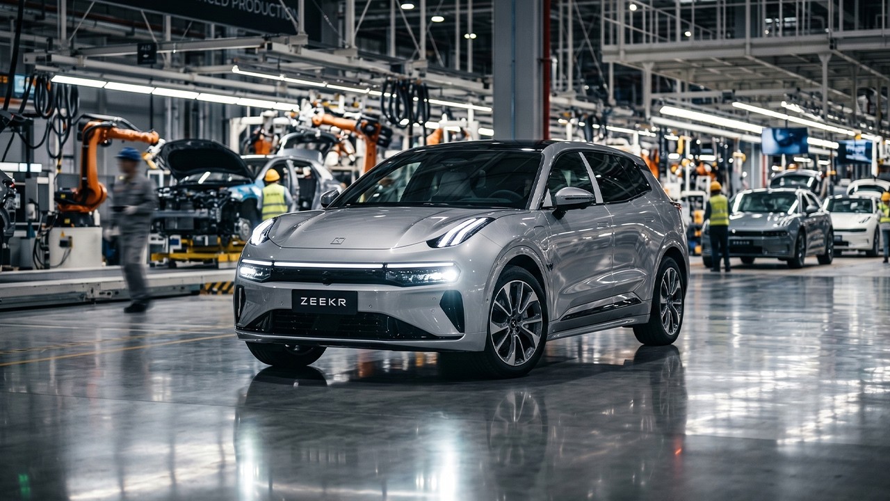 Inside China&rsquo;s EV Factory: How Zeekr 8X Is Made (Insane Production Line!) #Zeekr8X #ElectricCars