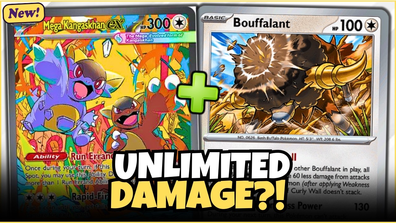 Эта колода Mega Kangaskhan EX, победившая на турнире, просто невероятно хороша | Pokemon TCG Live