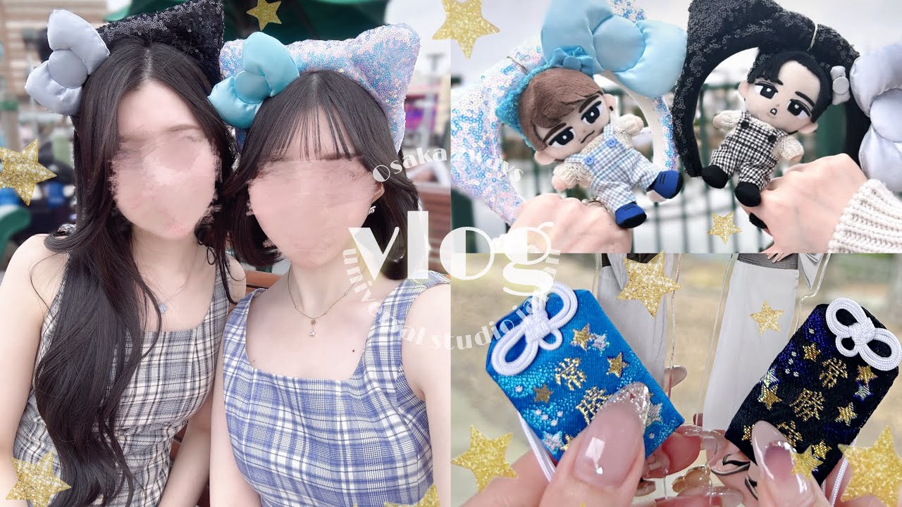 めめなべUSJ🌏💫 オフシを満喫する大阪旅行vlog | いちごアフタヌーンティー🍓🫖 | 住吉大社⛩️🍃