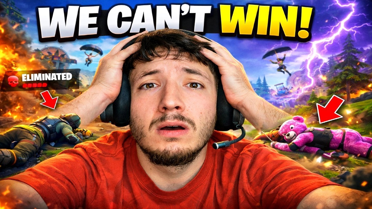 We Couldn’t Win a SINGLE Game… (Fortnite Was Painful)