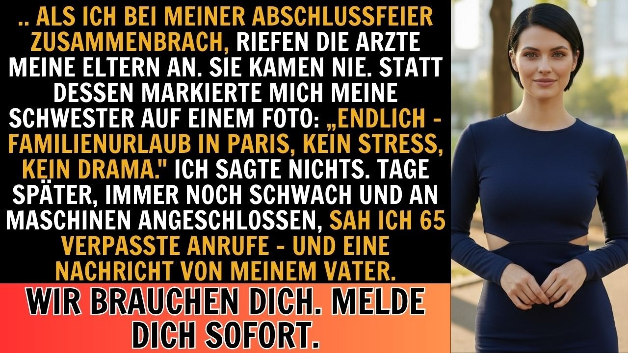 Als ich bei meiner Abschlussfeier zusammenbrach riefen die Ärzte Eltern an – nur mein Großvater kam.