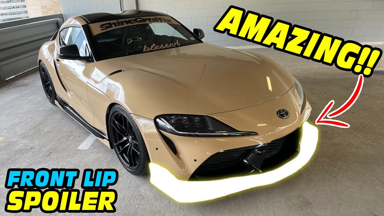 $250 Front lip Spoiler MK5 SUPRA Maxton Design V1 Ground Effects Part 3